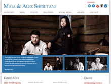 Tablet Screenshot of maiaandalex.com